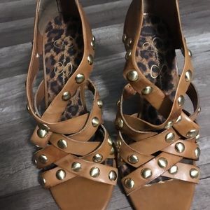 Studded Jessica Simpson heels 7.5